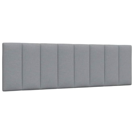 Coussin de tête de lit Hanko gris clair 160 cm tissu 622883622883