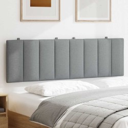 Coussin de tête de lit Hanko gris clair 160 cm tissu 622883622883