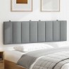 Coussin de tête de lit Hanko gris clair 160 cm tissu 622883622883