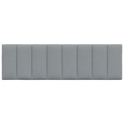 Coussin de tête de lit Hanko gris clair 160 cm tissu 622883622883