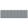 Coussin de tête de lit Hanko gris clair 160 cm tissu 622883622883