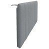 Coussin de tête de lit Hanko gris clair 160 cm tissu 622883622883