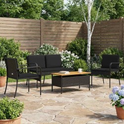 Ensemble de jardin avec coussin acier 622884622884