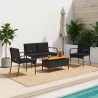 Ensemble de jardin avec coussin acier 622884622884