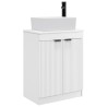 Meuble de salle de bain avec évier Blanc 54 x 35 x 83 cm 622886622886