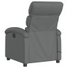 Fauteuil inclinable de massage gris foncé tissu 622887622887