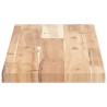 Dessus de table 100x20x2 cm rectangulaire bois massif d'acacia 622889622889