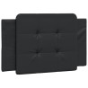 Coussin de tête de lit Zadar noir 90 cm similicuir 622891622891