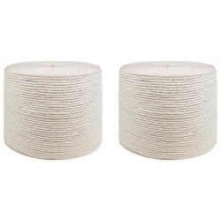 Fil en jute 2 pcs 2 Blanc Jute 100% Tossa 622892622892