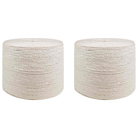 Fil en jute 2 pcs 2 Blanc Jute 100% Tossa 622892622892