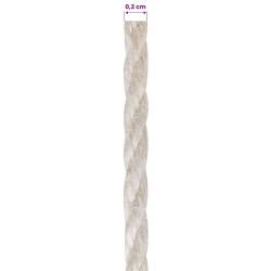 Fil en jute 2 pcs 2 Blanc Jute 100% Tossa 622892622892