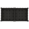 Jardinière avec Roues Noir 80 x 40 x 29 cm PP 622893622893