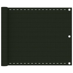 Écran de balcon Vert foncé 75x400 cm PEHD 622903622903