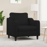 Fauteuil Noir 60 cm Tissu 622905622905