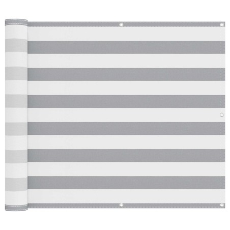 Écran de balcon Gris clair et blanc 90 x 500 cm 622908622908