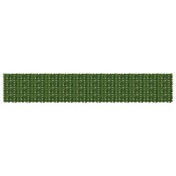 Écran de balcon avec feuilles Vert 600 x 100 cm 622909622909