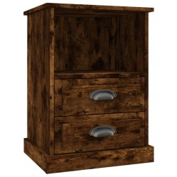 Tables de chevet 2 pcs chêne fumé 43x36x60 cm 622910622910