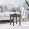 Table basse Gris Ø 45x40 cm Bois massif de pin 622919622919