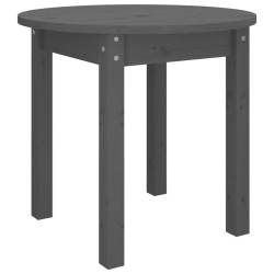 Table basse Gris Ø 45x40 cm Bois massif de pin 622919622919