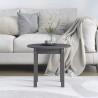Table basse Gris Ø 45x40 cm Bois massif de pin 622919622919