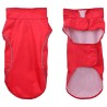 Imperméable pour chien avec bandes réfléchissantes polyester rouge taille XXS 622923622923