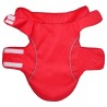 Imperméable pour chien avec bandes réfléchissantes polyester rouge taille XXS 622923622923