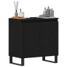Meuble de Lavabo de Salle de Bain Chêne noir 58 x 33 x 60 cm 622925622925