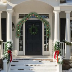 Guirlande de Noël décorée avec boules 5 m 622926622926