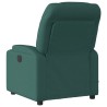 Fauteuil inclinable de massage vert foncé tissu 622927622927