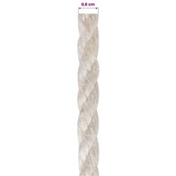 Corde en Jute 6 Blanc Jute 100% Tossa 622930622930