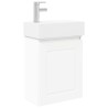 Meuble de salle de bain avec robinet Blanc 45,5 x 22,5 x 84 cm 622932622932
