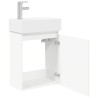 Meuble de salle de bain avec robinet Blanc 45,5 x 22,5 x 84 cm 622932622932