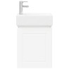 Meuble de salle de bain avec robinet Blanc 45,5 x 22,5 x 84 cm 622932622932