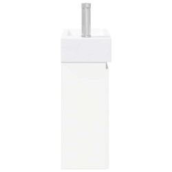Meuble de salle de bain avec robinet Blanc 45,5 x 22,5 x 84 cm 622932622932