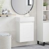 Meuble de salle de bain avec robinet Blanc 45,5 x 22,5 x 84 cm 622934622934