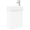 Meuble de salle de bain avec robinet Blanc 45,5 x 22,5 x 84 cm 622934622934