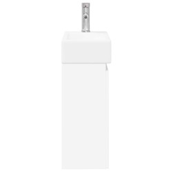Meuble de salle de bain avec robinet Blanc 45,5 x 22,5 x 84 cm 622934622934