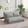 Fauteuil de sol ajustable Gris clair Velours 622940622940