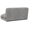 Fauteuil de sol ajustable Gris clair Velours 622940622940