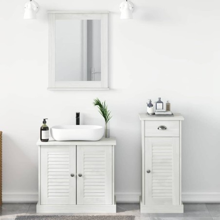 Ensemble de mobilier de salle de bain 3 pcs Blanc antique 622944622944