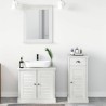 Ensemble de mobilier de salle de bain 3 pcs Blanc antique 622944622944