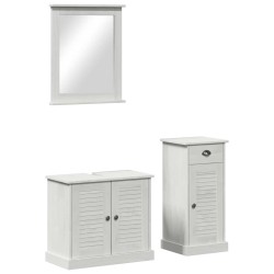 Ensemble de mobilier de salle de bain 3 pcs Blanc antique 622944622944