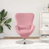 Fauteuil œuf Rose Velours 622954622954