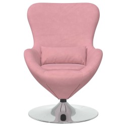 Fauteuil œuf Rose Velours 622954622954