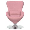Fauteuil œuf Rose Velours 622954622954