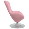 Fauteuil œuf Rose Velours 622954622954