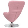 Fauteuil œuf Rose Velours 622954622954