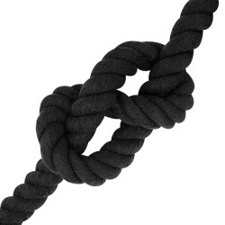 Corde Noir 3,6 x 3,6 x 500 cm Coton 622956622956