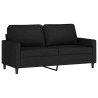 Ensemble de canapés 2 pcs avec coussins Noir Velours 622960622960