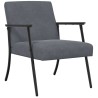 fauteuil Gris foncé 59 x 75 x 78 cm Velours 622973622973